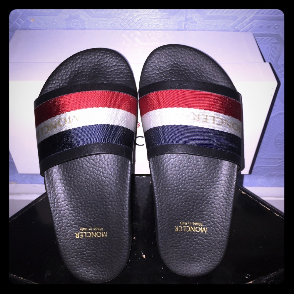 Moncler “Jeanne” slides sandals
